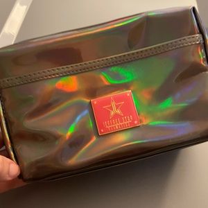 Jeffree Star Black Holographic Makeup Bag